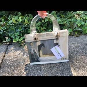 Couture Planet newspaper tote (Dior horse ad)